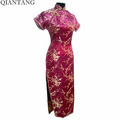 High-Quality-Black-Ladies-Satin-Cheongsam-Mujere-Vestido-Long-Qipao-Dress-Dragon-Phenix-Size-S-M-L-X-32502853135