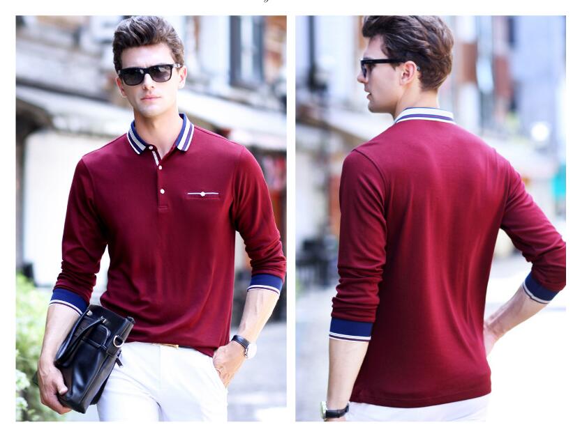 High-quality--spring--autumn-Men39s-polo-shirt-busines-casual-solid-polo-shirt-brand--men39s-Long-sl-32404866888