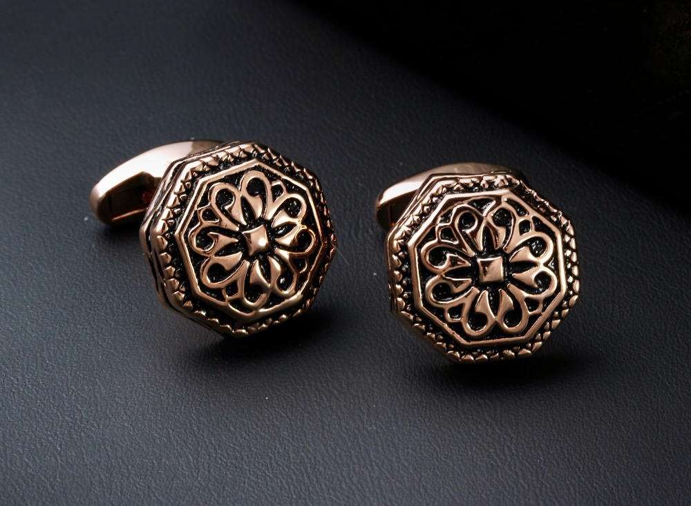 High-quality-designer-metal-cuff-links-for-man-have-3-colors-of-Rose-goldGunAnti-rhodium-Round-New-m-32788133198