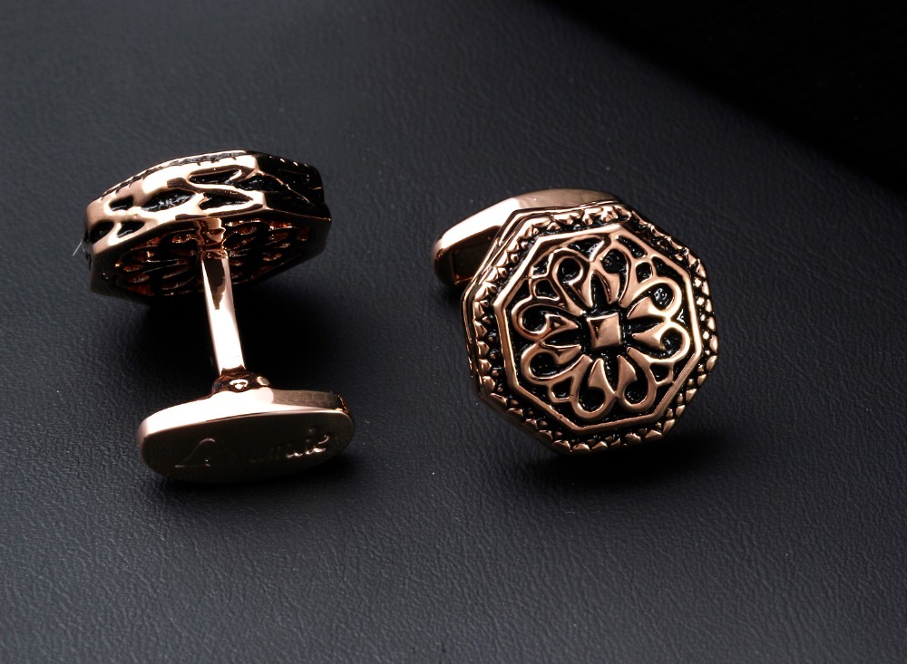 High-quality-designer-metal-cuff-links-for-man-have-3-colors-of-Rose-goldGunAnti-rhodium-Round-New-m-32788133198