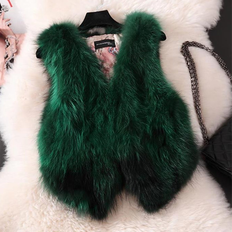 Hot--Winter-Real-Fox-Fur-Coat-Long-Sleeve-Patchwork-Genuine-Leather-Jackets-Women39s-Slim-Rivet-Grad-32714377108