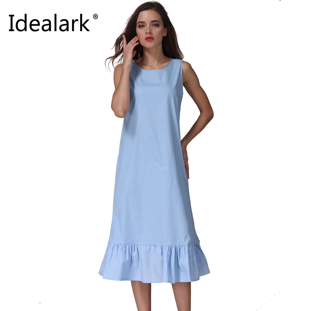 Idealark-100-cotton-ukraine-New-2017-O-Neck-summer-Women-Dress-Sleeveless-Casual-summer-Dresses-WC05-32751879660