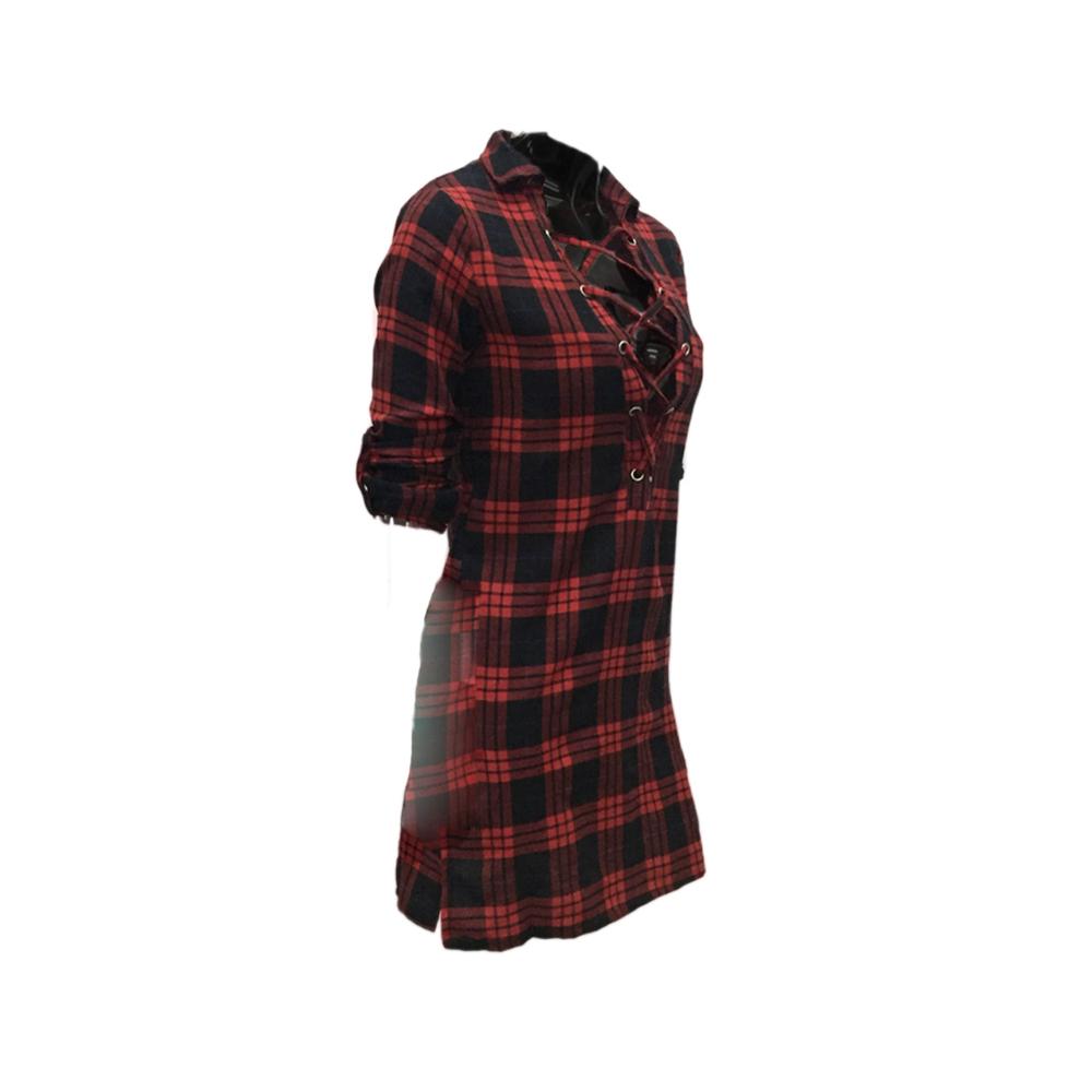 JRRY-Loose-Deep-V-Neck-Plaid-Bandage-Dresses-Long-Sleeve-Sexy-Mini-Club-Dress-Vestidos-32767598988