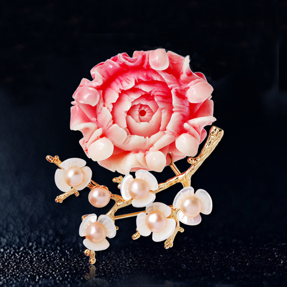 JUJIE-Fashion-Flower-Brooches-For-Women-2018-Shell-Plum-Brooch-Pins-Corsage-Dress-Accessories-Luxury-32794959684