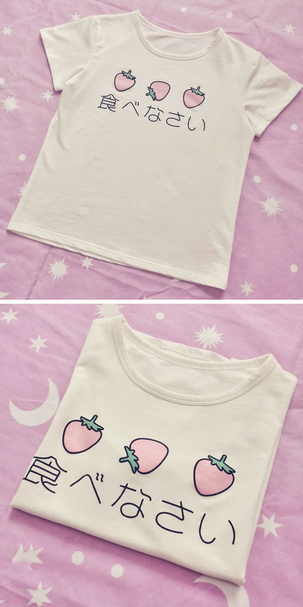 Japanese-Delicious-Egg-Strawberry-Printed-Kawaii-T-shirt-Peplum-Tops-Short-sleeve-Cotton-T-shirt-Wom-32500132166