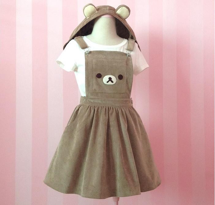 Japanese-Kawaii-Rilakkuma-Dress-Cute-Bear-Embroidery-Lolita-Overall-Hat-Ball-Gown-Harajuku-Lolita-Dr-32595444500