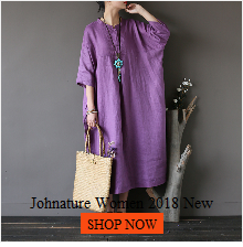 Johnature-2018-New-National-Original-Design-Short-Sleeve-Dress-Geometric-Stripes-Pocket-Design-Loose-32783207507