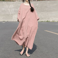 Johnature-Women-Maxi-Dress-Knitted-Loose-Bat-Sleeve-O-Neck-2018-Autumn-New-Warm-Warm-Plus-Size-Women-32723893450