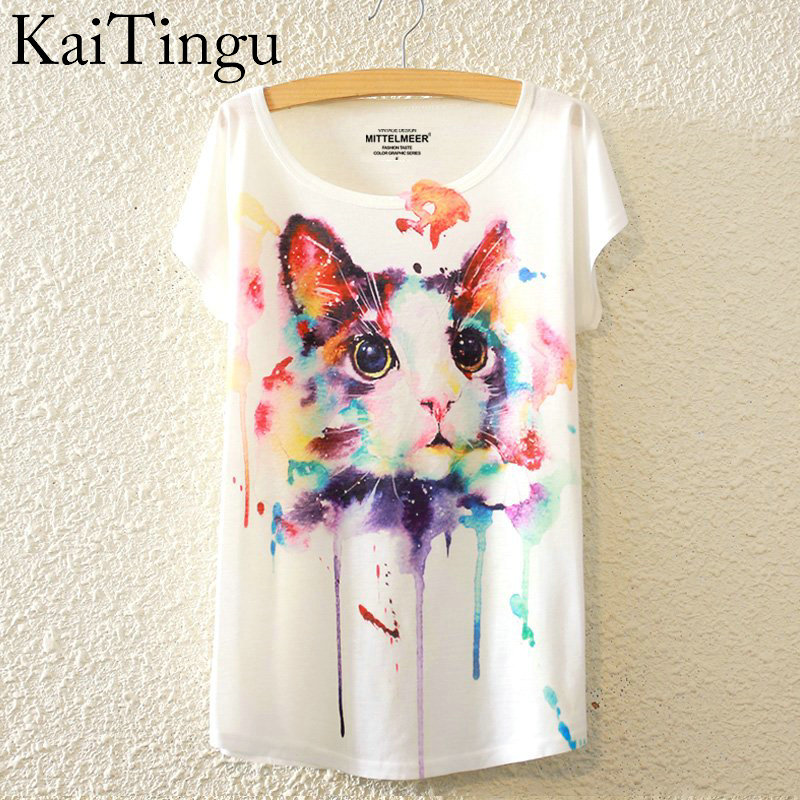 KaiTingu-2016-Brand-New-Fashion-Summer-Harajuku-Animal-Cat-Print-Shirt-O-Neck-Short-Sleeve-T-Shirt-W-32597371453