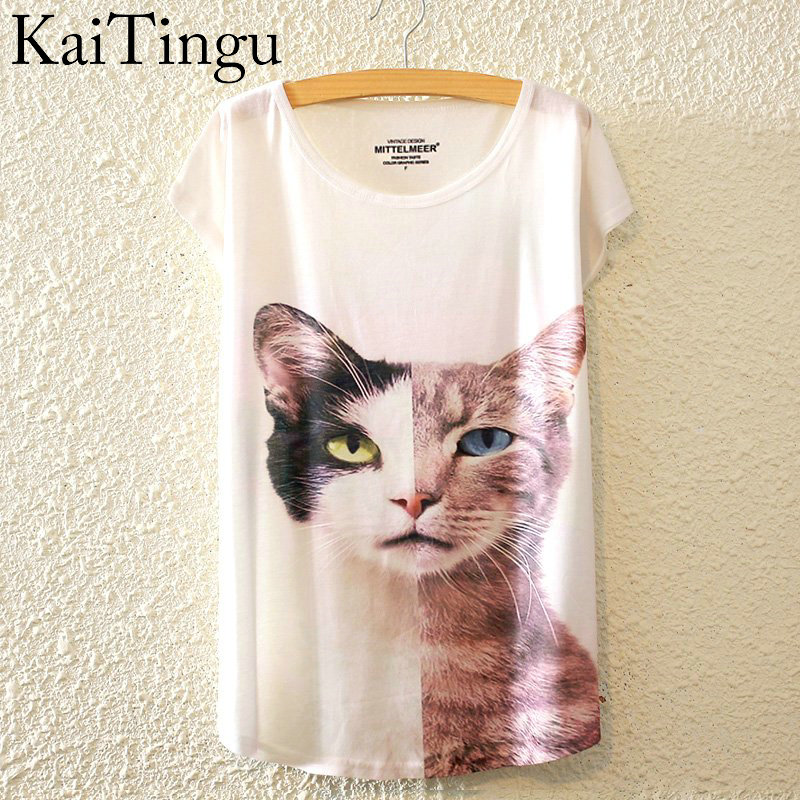 KaiTingu-2017-Brand-New-Fashion-Spring-Summer-Harajuku-O-Neck-Short-Sleeve-T-Shirt-Women-Tops-Cat-Pr-32594429462