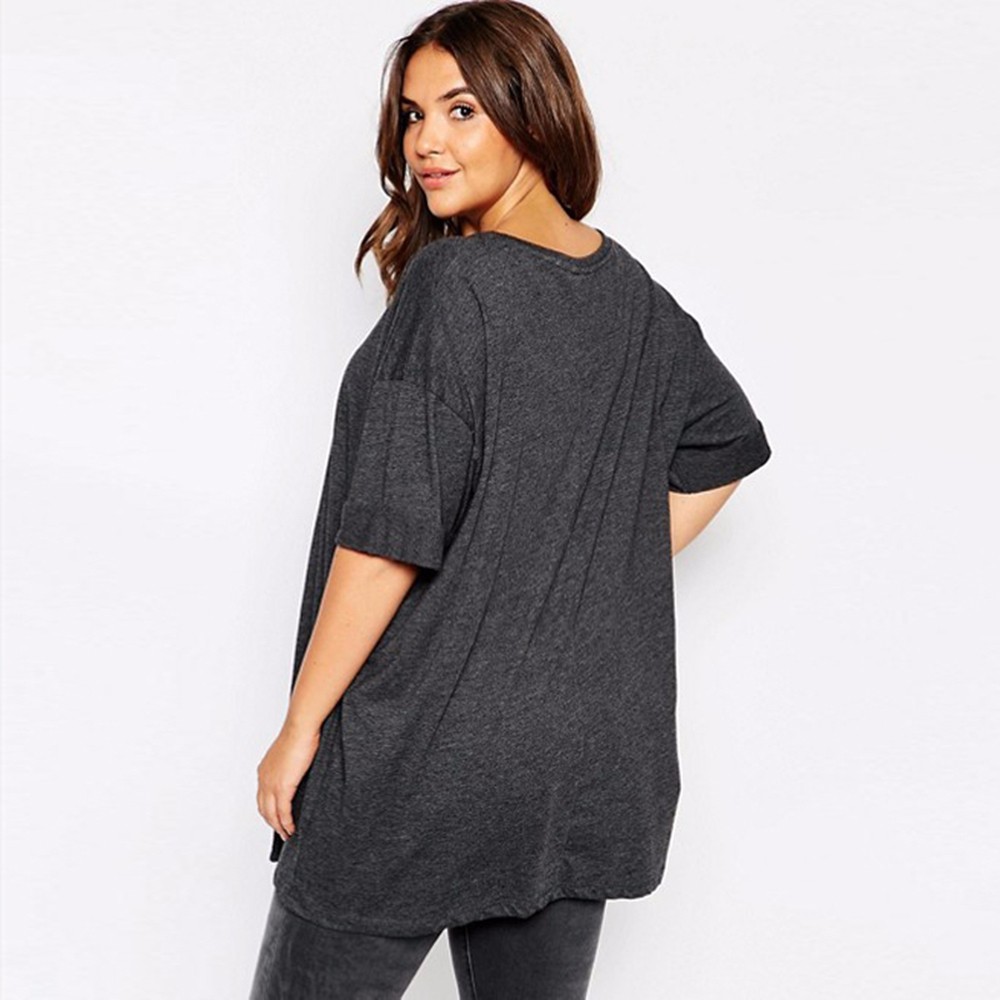 Kissmilk-Plus-Size-Women-Clothing-Casual-Solid-Loose-Top-Tees-O-Neck-Slim-Basic-T-shirt-Oversized-Sh-32788092818