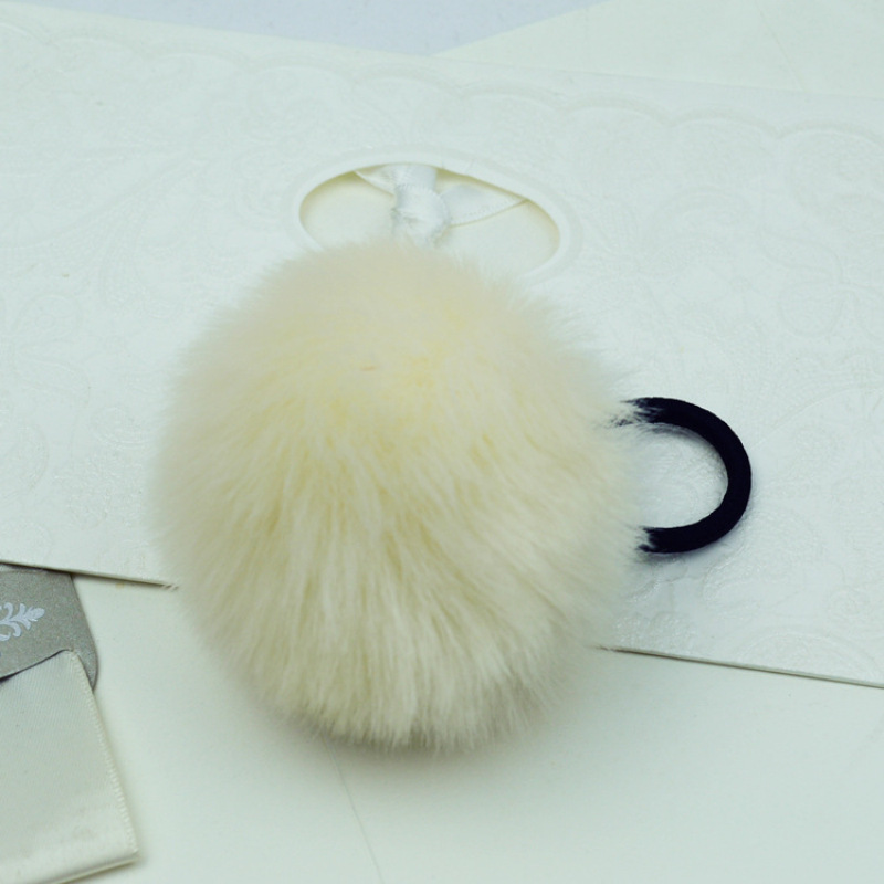 Korean-Artificial-Rabbit-Fur-Ball-Elastic-Hair-Rope-Rings-Ties-Bands-Ponytail-Holders-Girls-Hairband-32751603239