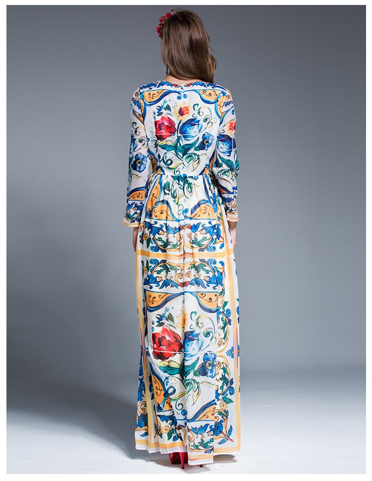 LD-LINDA-DELLA-Women-Maxi-Dress-Long-Sleeve-Casual-Floral-Printing-Party-Dress-Autumn-New-32745005939