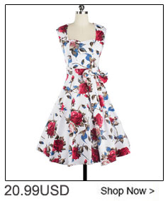 LERFEY-Summer-Women-Dress-Classy-Vintage-Rockabilly-Party-Swing-Elegant-Dresses-50s-Floral-Print-Pin-32707906364