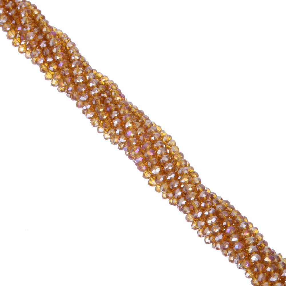 LNRRABC-AB-Color-4MM-145-piecelot--Faceted-Bead-Crystal-Glass-Rondelles-Beads-strings-for-DIY-Jewelr-32478761015