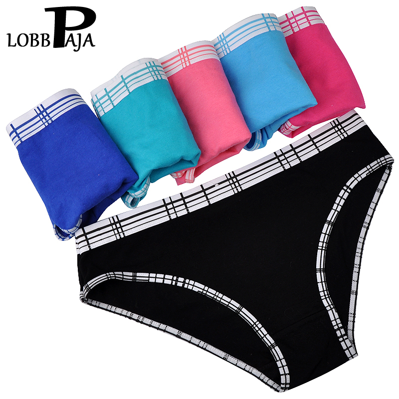 LOBBPAJA-Brand-Lot-5-pcs-Woman-Underwear-Women39s-Cotton-Briefs-Solid-Cute-Bow-Low-Rise-Sexy-Ladies--32622841632