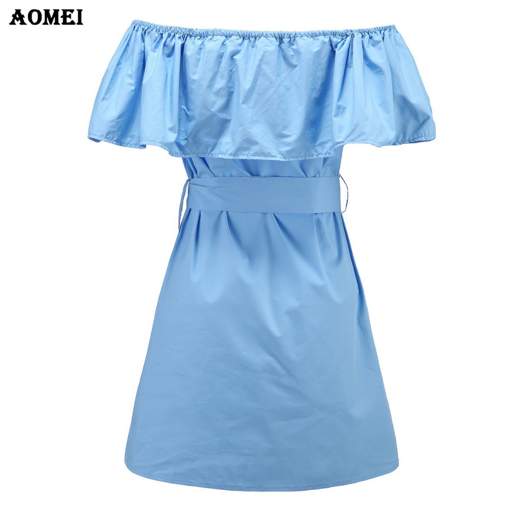 Lady-Ruffles-Blue-White-Elegant-Dress-Women-Slash-Neck-Off-The-Shoulder-Summer-Clothing-Vestidos-Wit-32661128484