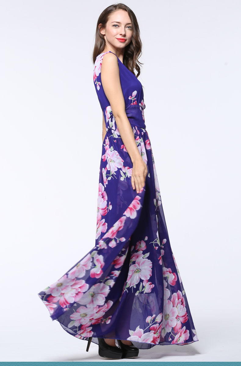 Large-Size-Maxi-Long-Chiffon-Dress-Summer-Style-Women-Boho-Elegant-Flower-Print-High-Wait-Sleeveless-32787690243