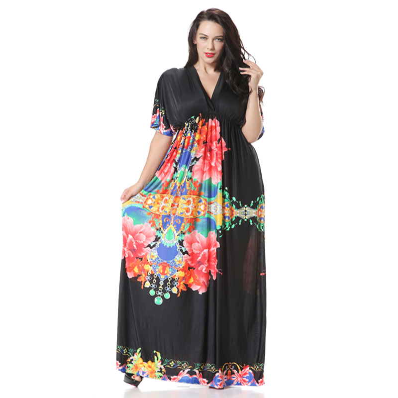 Large-Sizes-Women-Dress-Fashion-New-Chiffon-Beach-Holiday-Long-Dresses-Sexy-Deep-V-Neck-Print-Dresse-32494252879