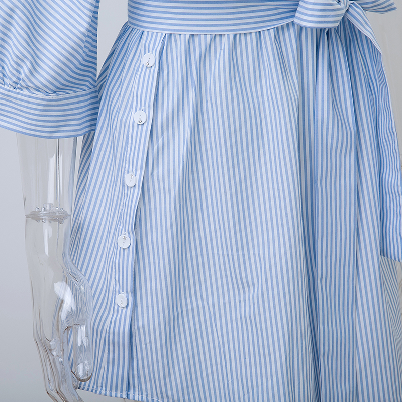 Lily-Rosie-Girl-2017-Blue-Elegant-Striped-Slash-Neck-Women-Dress-Sashes-Loose-Casual-Mini-Summer-Sex-32696020235