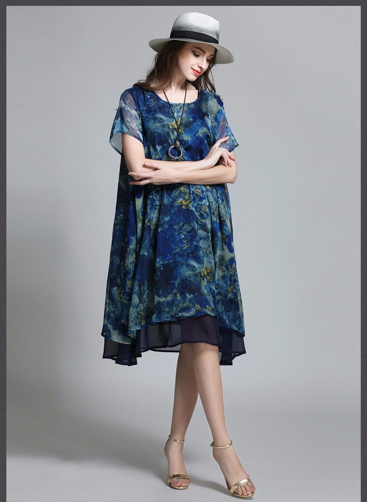 Loose-Long-Floral-Printed-Chiffon-Dress-Short-Sleeve-Summer-Layered-Midi-Dresses-Plus-Size-Women-Clo-32656169248