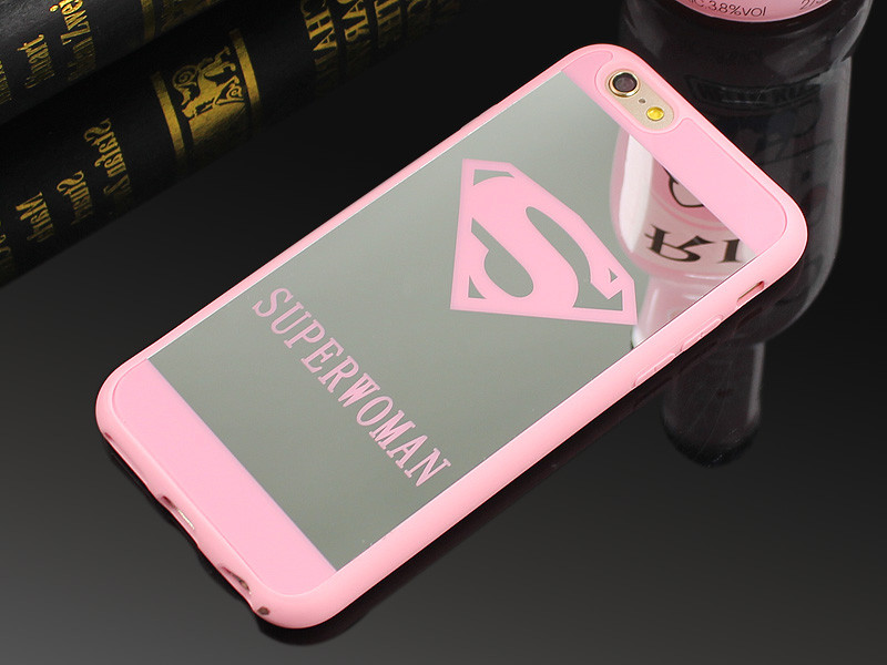 Luxury-Superman-Superwoman-Mirror-Surface-TPU-Case-For-iPhone-7-7-Plus-6s-6-Plus-5-5s-SE-Chrome-Back-32649104451