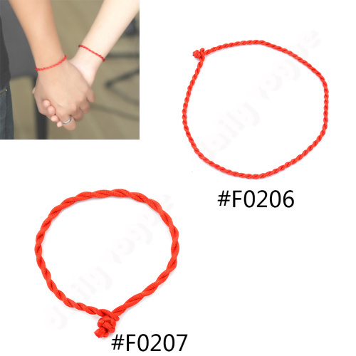 Lychee-50-pieces-New-Fashion-Chinese-style-men-women-unisex-bracelet-braided-lucky-red-string-bracel-32376571306