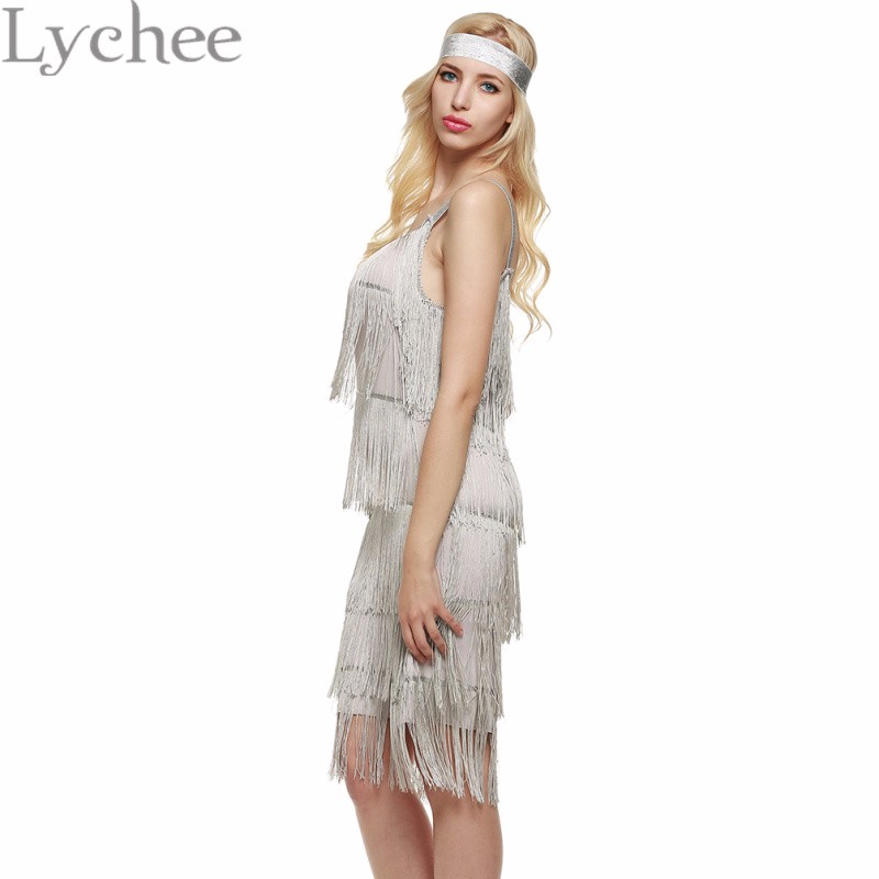 Lychee-Bohemia-Style-Summer-Women-Spaghetti-Strap-Dress-Bodycon-Tassel-Layered-Party-Dress-Gatsby-Fr-32680423126