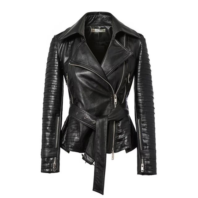 MCCKLE-Women39s-PU-Leather-Motorcycle-Jackets-2017-Autumn-Spring-turn-down-collar-hi-street-woman-Ha-32702663036