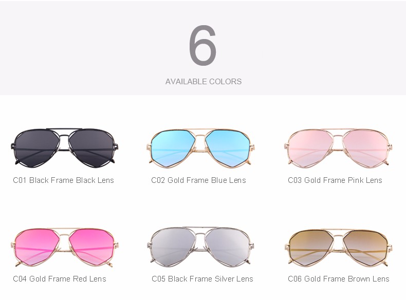 MERRY39S-Fashion-Women-Sunglasses-Classic-Brand-Designer-Twin-Beams-Coating-Mirror-Flat-Panel-Lens-S-32646807750