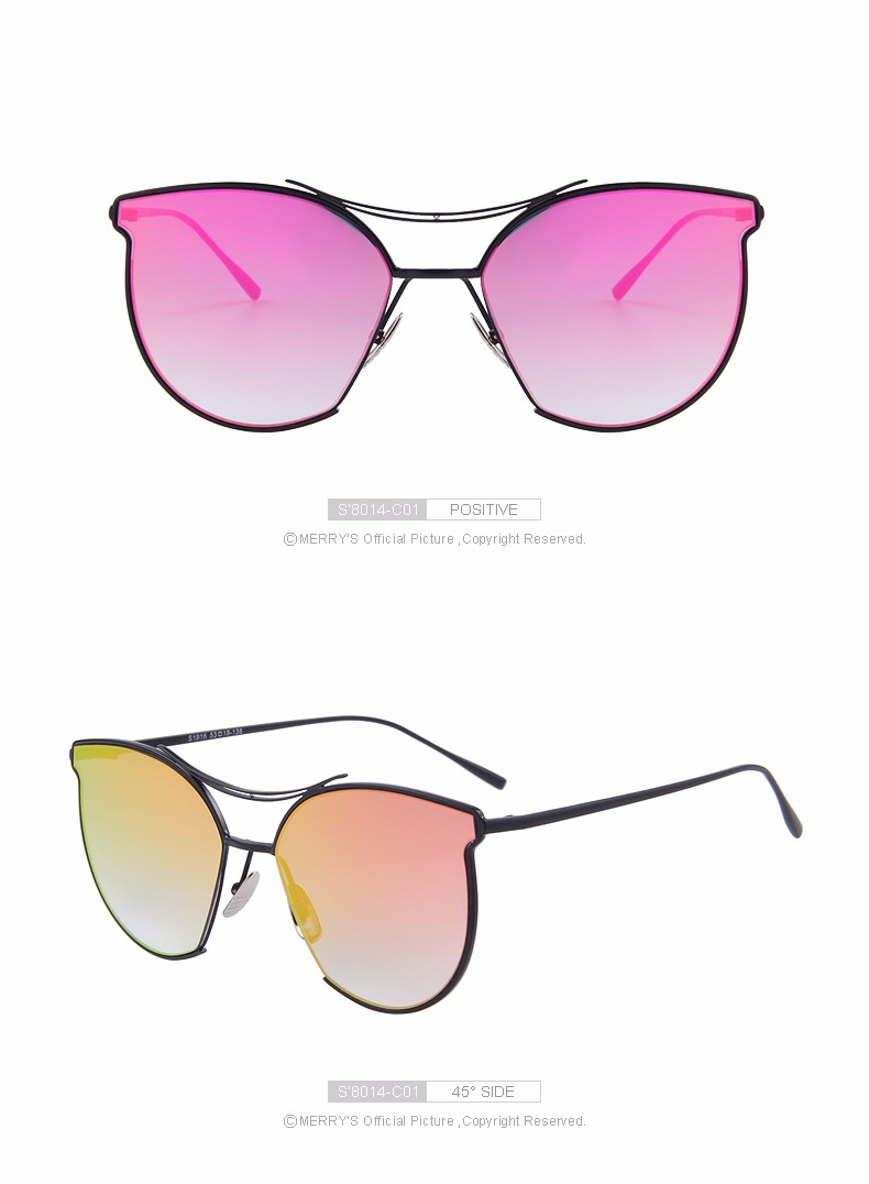 MERRY39S-Women-Fashion-Sun-glasses-Classic-Brand-Designer-Sun-glasses-Vintage-Twin-Beam-Metal-Frame--32663993313