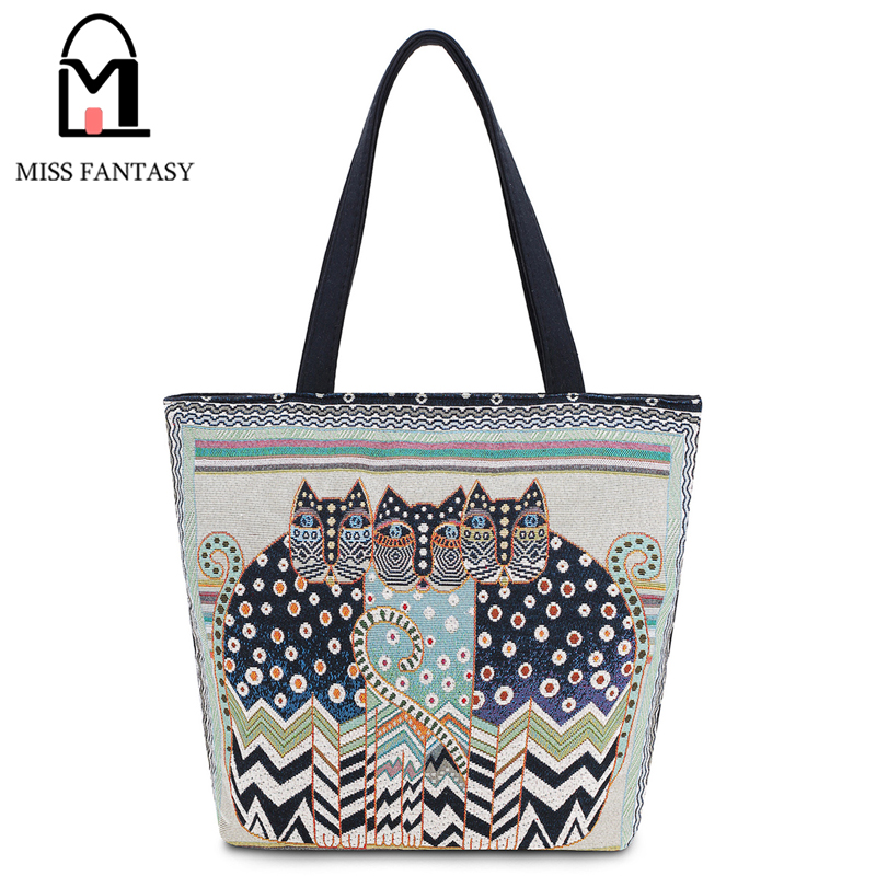 MISS-Fantasy-Summer-Bag-Canvas-Female-Shoulder-Bag-Anchor-Printed-Handbag-Big-Tote-Bag-Travel-Holida-32716328029