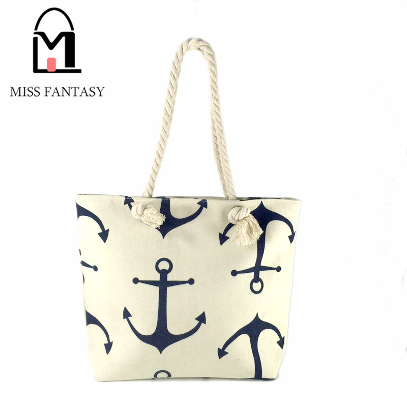 MISS-Fantasy-Summer-Bag-Canvas-Female-Shoulder-Bag-Anchor-Printed-Handbag-Big-Tote-Bag-Travel-Holida-32716328029