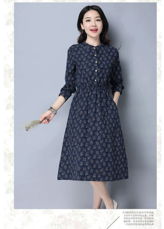 MIWIMD-Plus-Size-Women-Spring-Dresses-2017-New-Fashion-Casual-Long-sleeve-print-elastic-waist-Cotton-32788719449