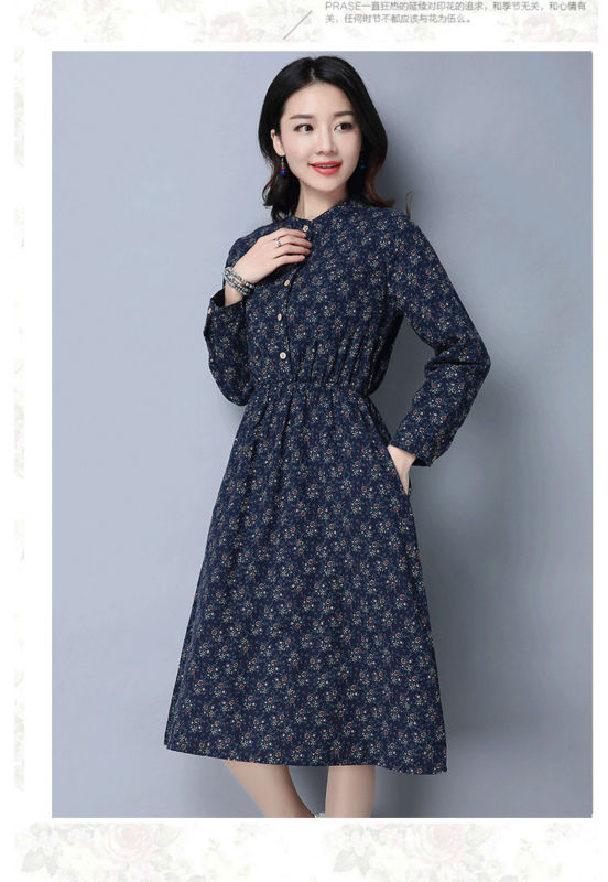 MIWIMD-Plus-Size-Women-Spring-Dresses-2017-New-Fashion-Casual-Long-sleeve-print-elastic-waist-Cotton-32788719449