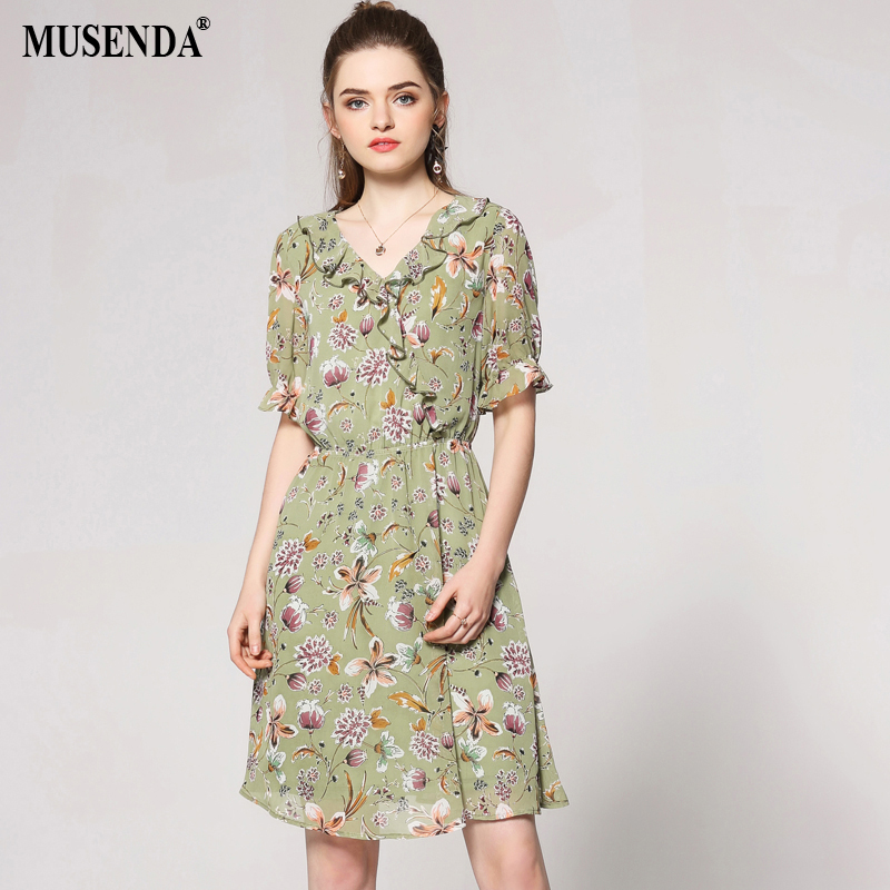 MUSENDA-New-Women-Chiffon-Lace-Patchwork-Long-Sleeve-Mini-Straight-Dress-SpringampAutumn-Fashion-Cau-32484069683