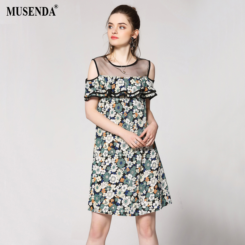 MUSENDA-Summer-Style-Women-Casual-Party-Vintage-Blue-Print-Short-Sleeve-White-Dresses-Fit-and-Flare--32424418216