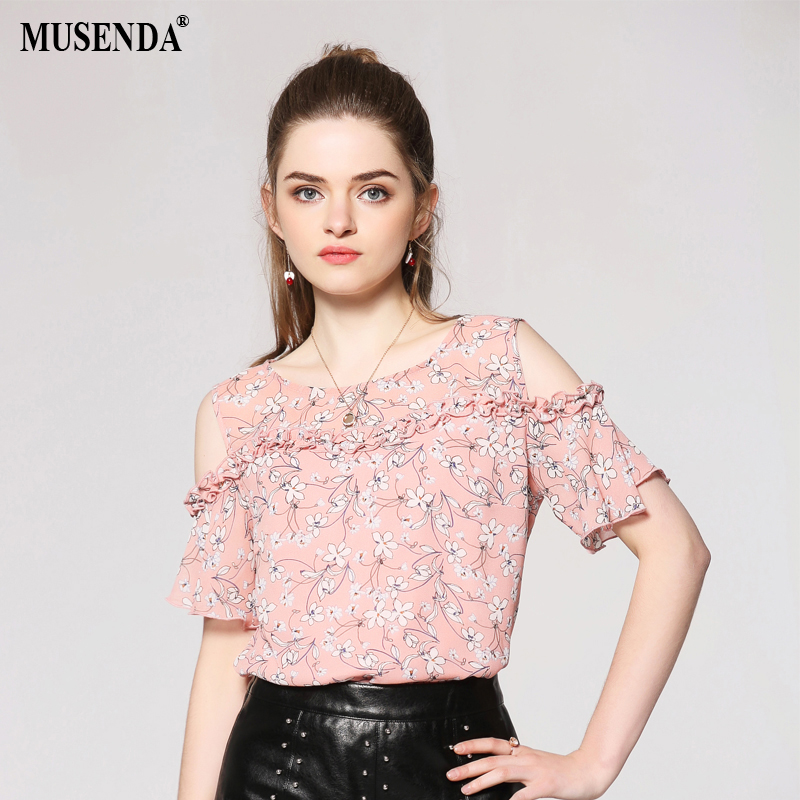 MUSENDA-Summer-Style-Women-Casual-Party-Vintage-Blue-Print-Short-Sleeve-White-Dresses-Fit-and-Flare--32424418216