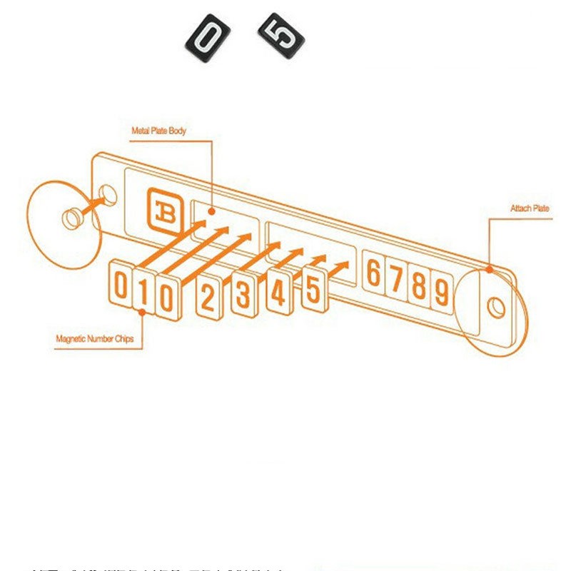 Magnetic-Temporary-Parking-Card-For-Suzuki-Swift-SX4-Mitsubishi-ASX-Lancer-Outlander-Pajero-Hyundai--32574908708