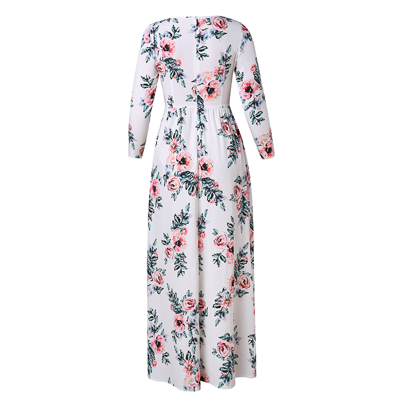 Makkrom-2017-Women-Dress-Spring-Autumn-Long-Dress-Flower-Printed-O-Neck-Party-Casual-Empire-Floor-Le-32792792540