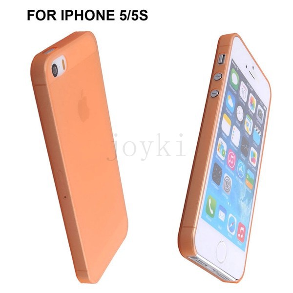 Matte-Transparent-Ultra-thin-03mm-Back-Case-Plastic-Cover-Skin-Shell-for-Apple-iPhone-4-4S-5-5S-5SE--32295777359