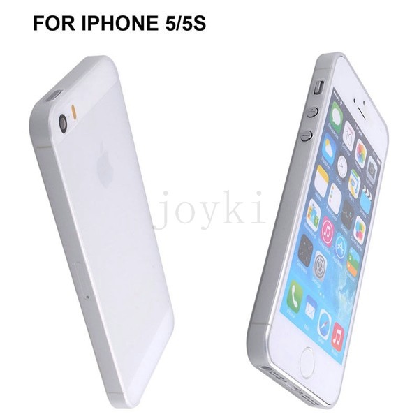 Matte-Transparent-Ultra-thin-03mm-Back-Case-Plastic-Cover-Skin-Shell-for-Apple-iPhone-4-4S-5-5S-5SE--32295777359