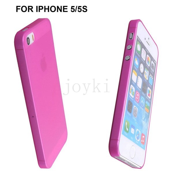 Matte-Transparent-Ultra-thin-03mm-Back-Case-Plastic-Cover-Skin-Shell-for-Apple-iPhone-4-4S-5-5S-5SE--32295777359