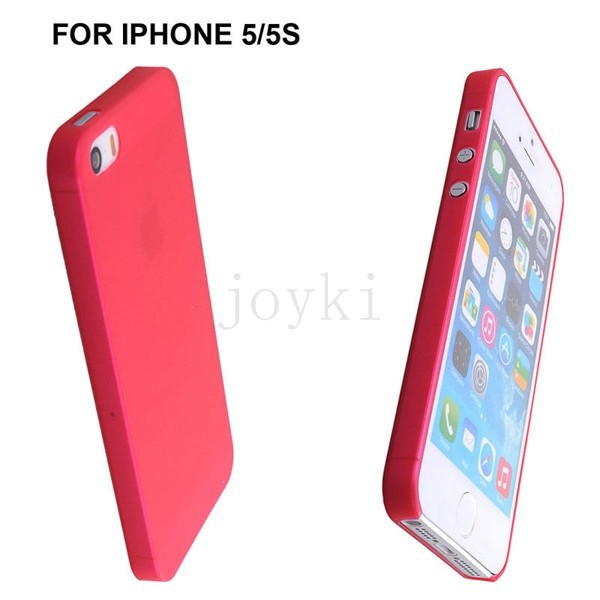 Matte-Transparent-Ultra-thin-03mm-Back-Case-Plastic-Cover-Skin-Shell-for-Apple-iPhone-4-4S-5-5S-5SE--32295777359