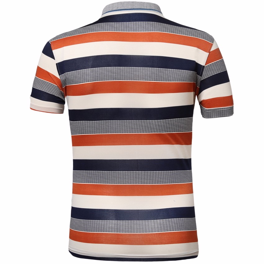 Men-Stripe-Polo-Shirts-None-Iron-Polyester-2016-New-Arrival-Business-Casual-Brand-Fashion-Short-Slee-32674740308