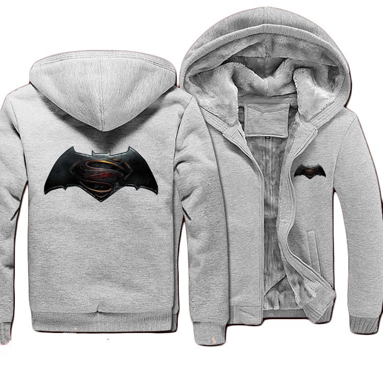 Mens-Casual-16-Movie-Batman-v-Superman-Dawn-of-Justice-Zip-up-Winter-Super-Warm-Fleece-Coat-Hoody-Ho-32612113940