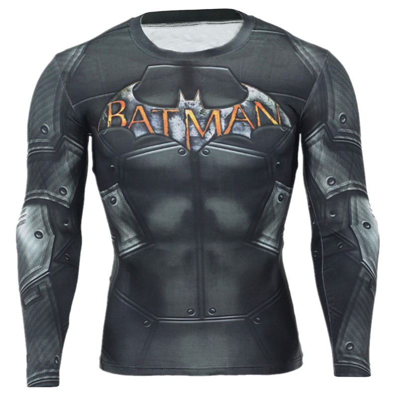 Mens-Compression-Shirt-Batman-Long-Sleeve-3D-Print-Lycra-Crossfit-T-Shirt-Men-T-Shirts-Tights-Brand--32749901398