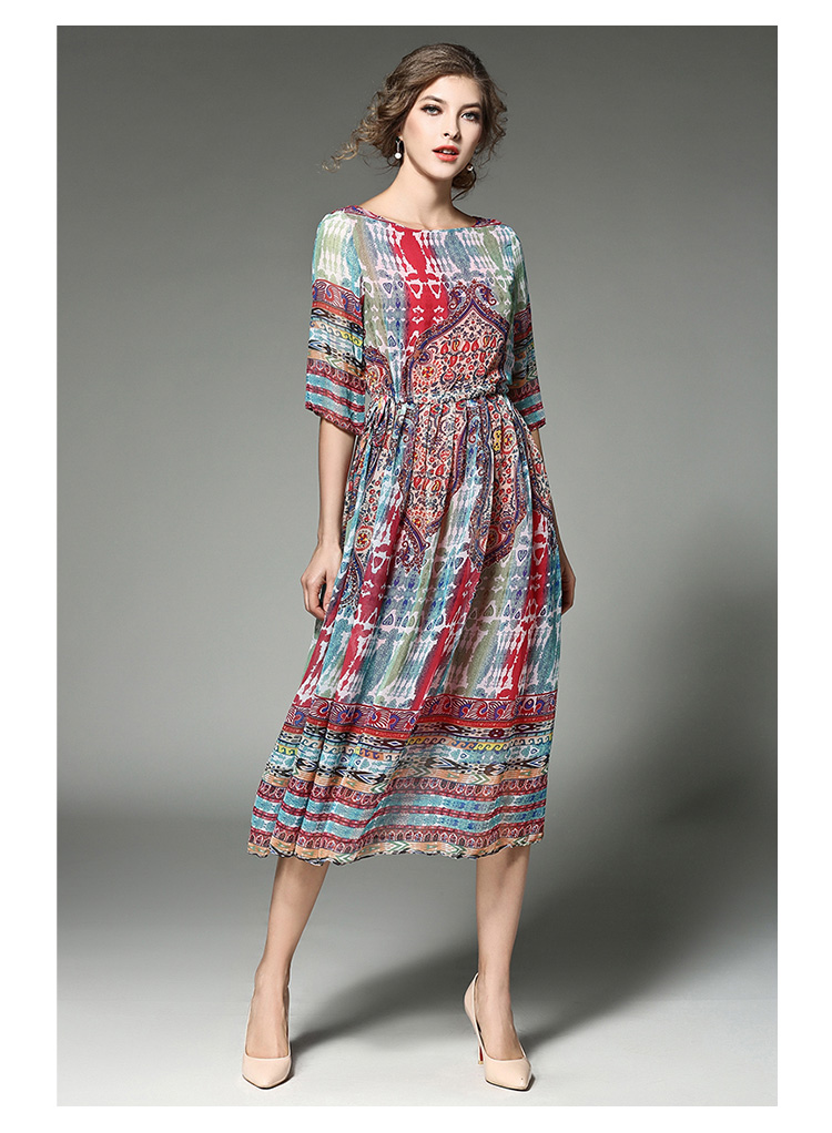 Merderheow-New-Europe-2017-Spring-Women39s-Chiffon-Print-Cute-Long-Dresses-Femme-Casual-Clothing-Wom-32793491272