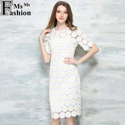 Merderheow-New-European-2017-Spring-Women39s-Lace-Hollow-Out-Long-Dresses-Femme-Casual-Clothing-Wome-32616374204