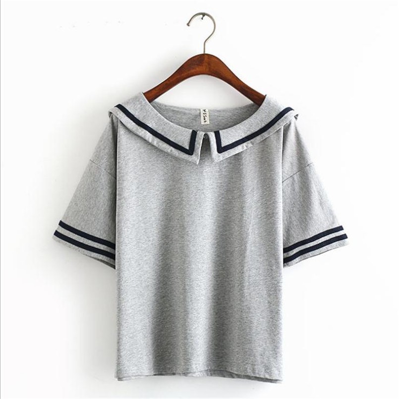 Merry-Pretty-Female-Summer-T-shirt-Navy-Sailor-Style-Cotton-T-shirt-Women-Tops-Cute-Japanese-School--32763004241